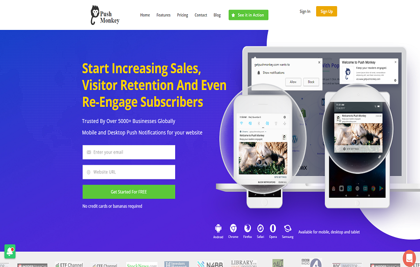 Push Monkey - Push Notification Plugin screenshot 1